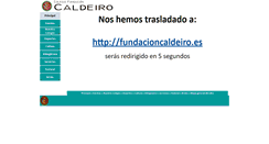 Desktop Screenshot of fundacioncaldeiro.org